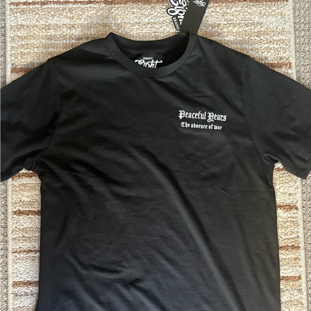 Black graphic tee